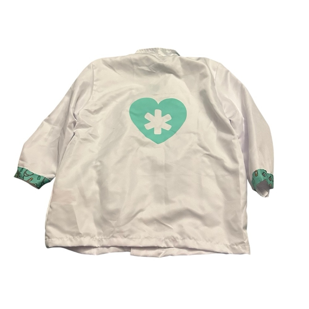 Melissa & Doug Doctor Role Play Costume Set - White and Green - Picture 2 of 3